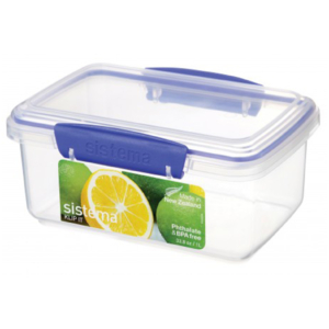 Contenedor Sistema Klip It Rectangular 1L