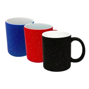 Taza Cerámica Mágica Glitter Importada Sublimable