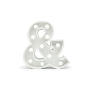 SÍMBOLO LUMINOSO MY TYPE AMPERSAND